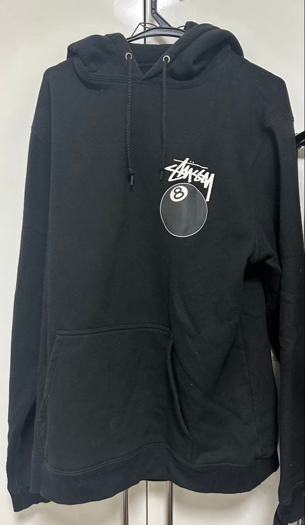 Stussy 8ボール ブラック パーカー
