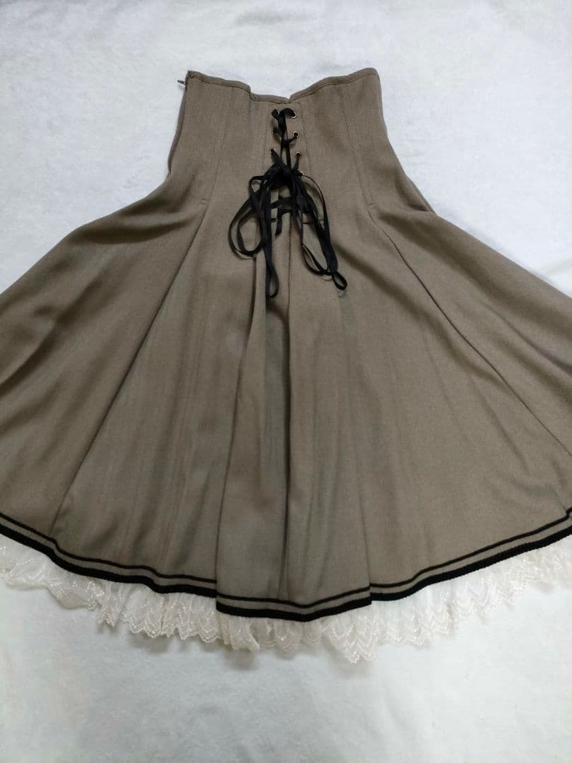 EXCENTRIQUE　エクサントリーク レースフレアスカート