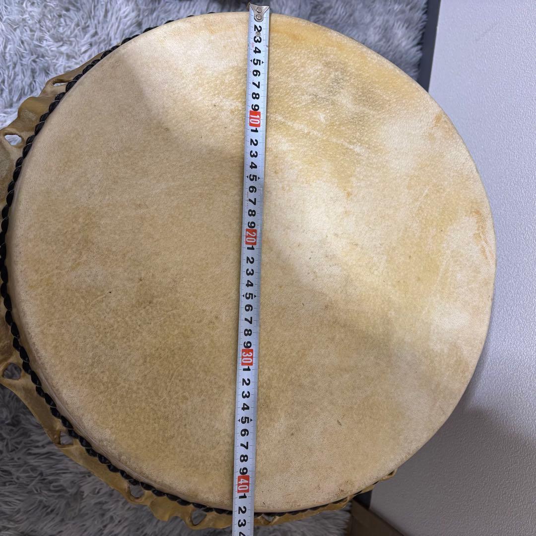 和太鼓 一尺四寸 バチ付き 耳付き