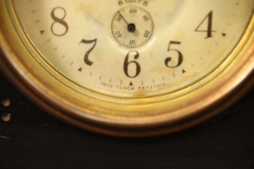 【即購入可】TOYO CLOCK FACTORY／置時計／アンティーク骨董古美術