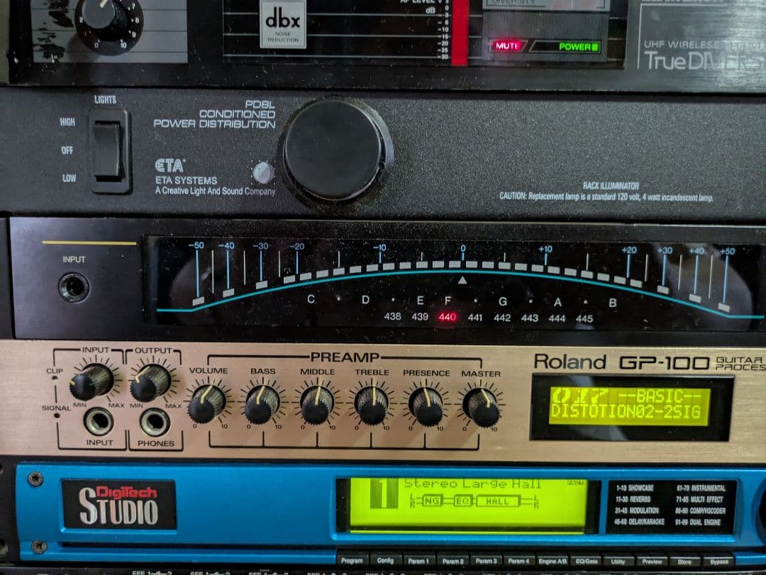 ラックエフェクター GP-100、S200、DT-1 PRO、M-120他セット