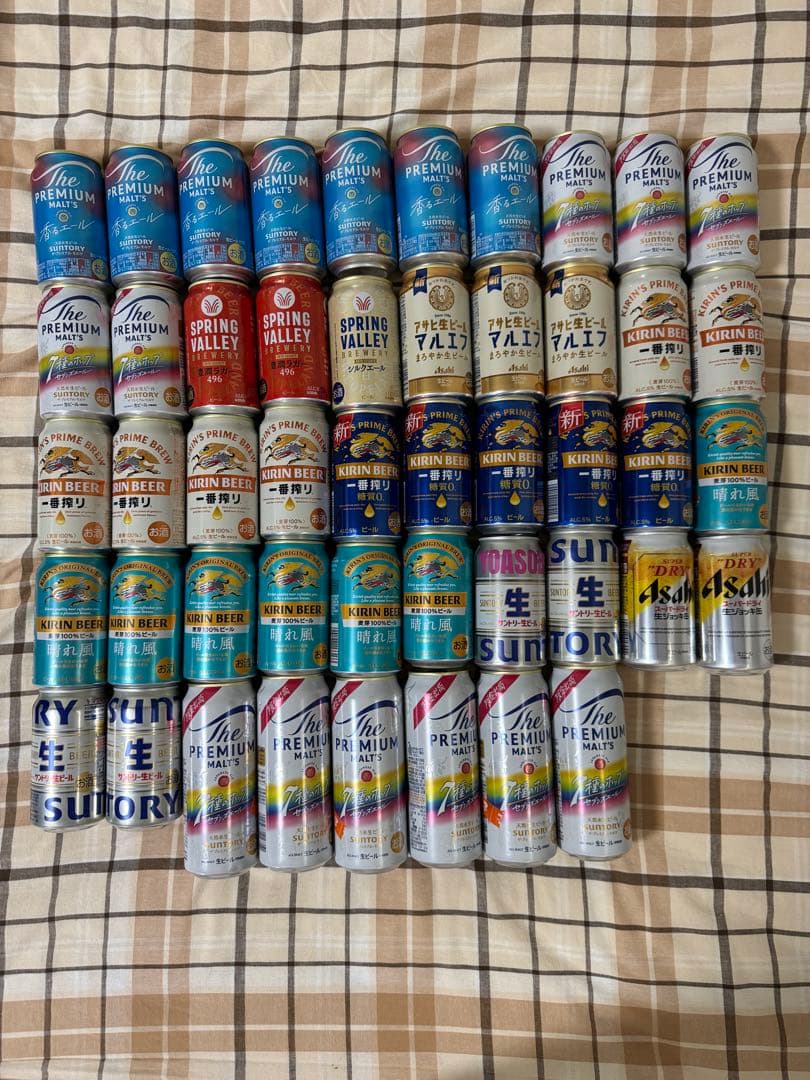 プレモル、一番搾りなどビール詰め合わせ　48本