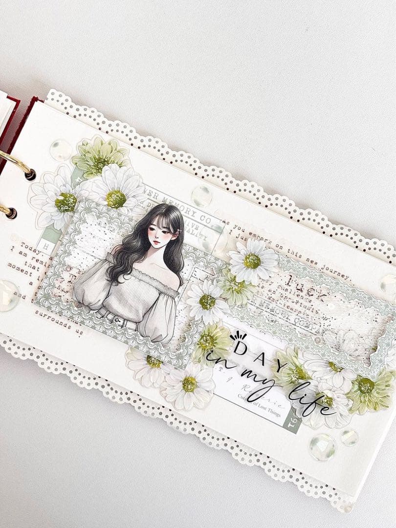 コラージュ素材　紙もの　素材紙　【2486】