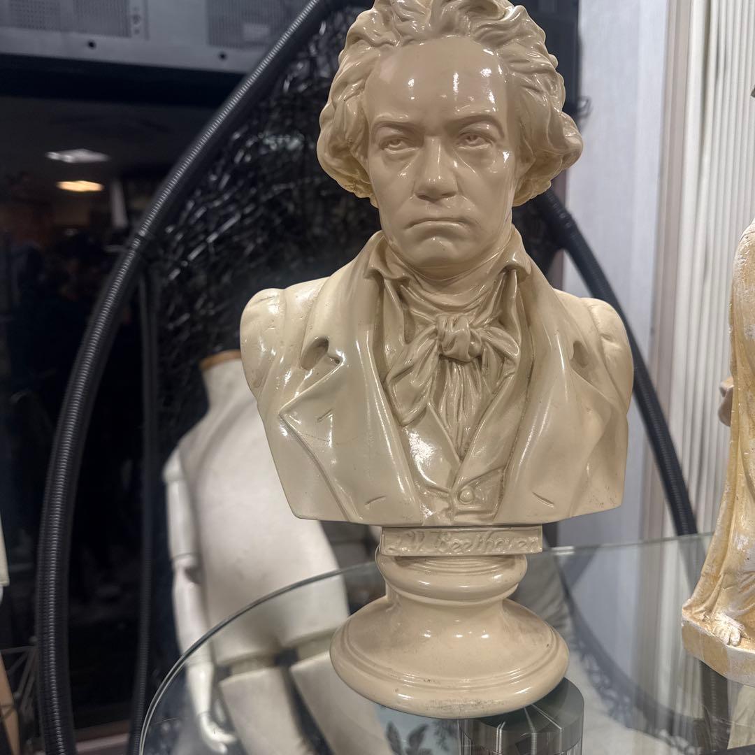 ベートーヴェン bust 陶器像 約20cm