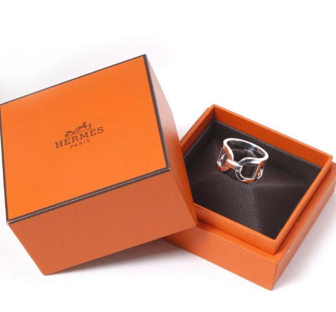 【極美品！】Hermes エルメス　エヴァーシェーヌダンクルMMリング