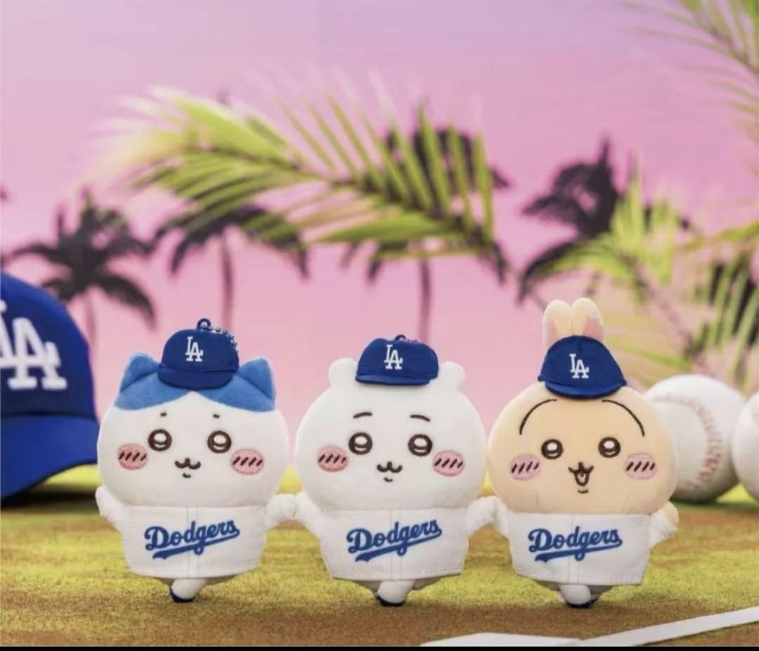 ドジャース ちいかわ MLB TOKYO SERIES マスコット 3個セット