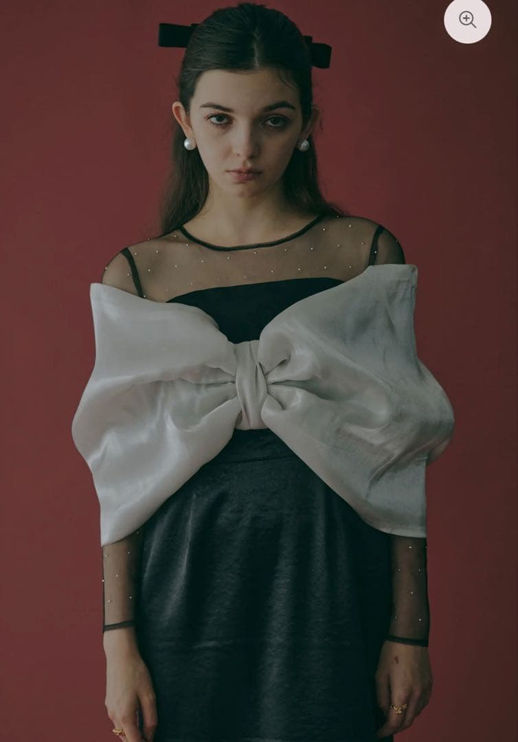 ★美品★エクミール ecmile ribbon tigth dress