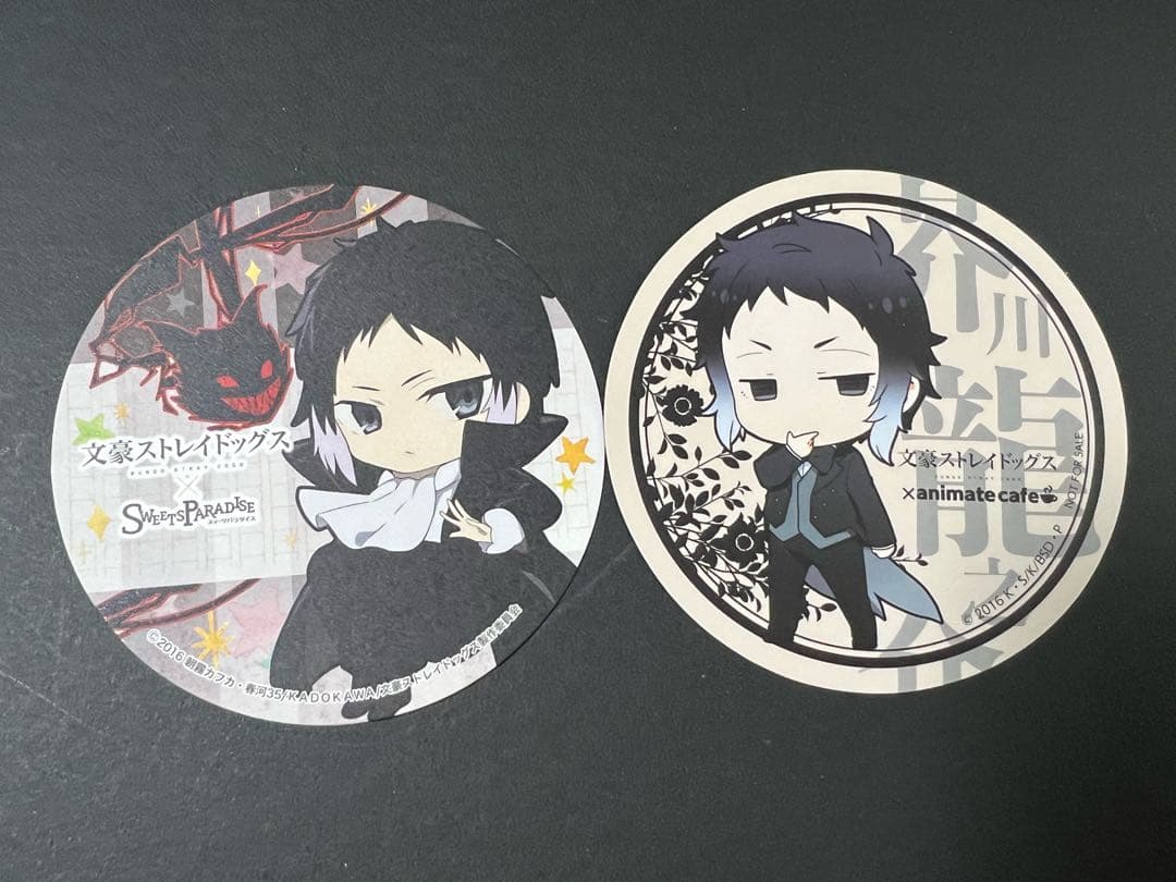 文豪ストレイドッグス 芥川 缶バッジ アクリルキーホルダー コースター しおり