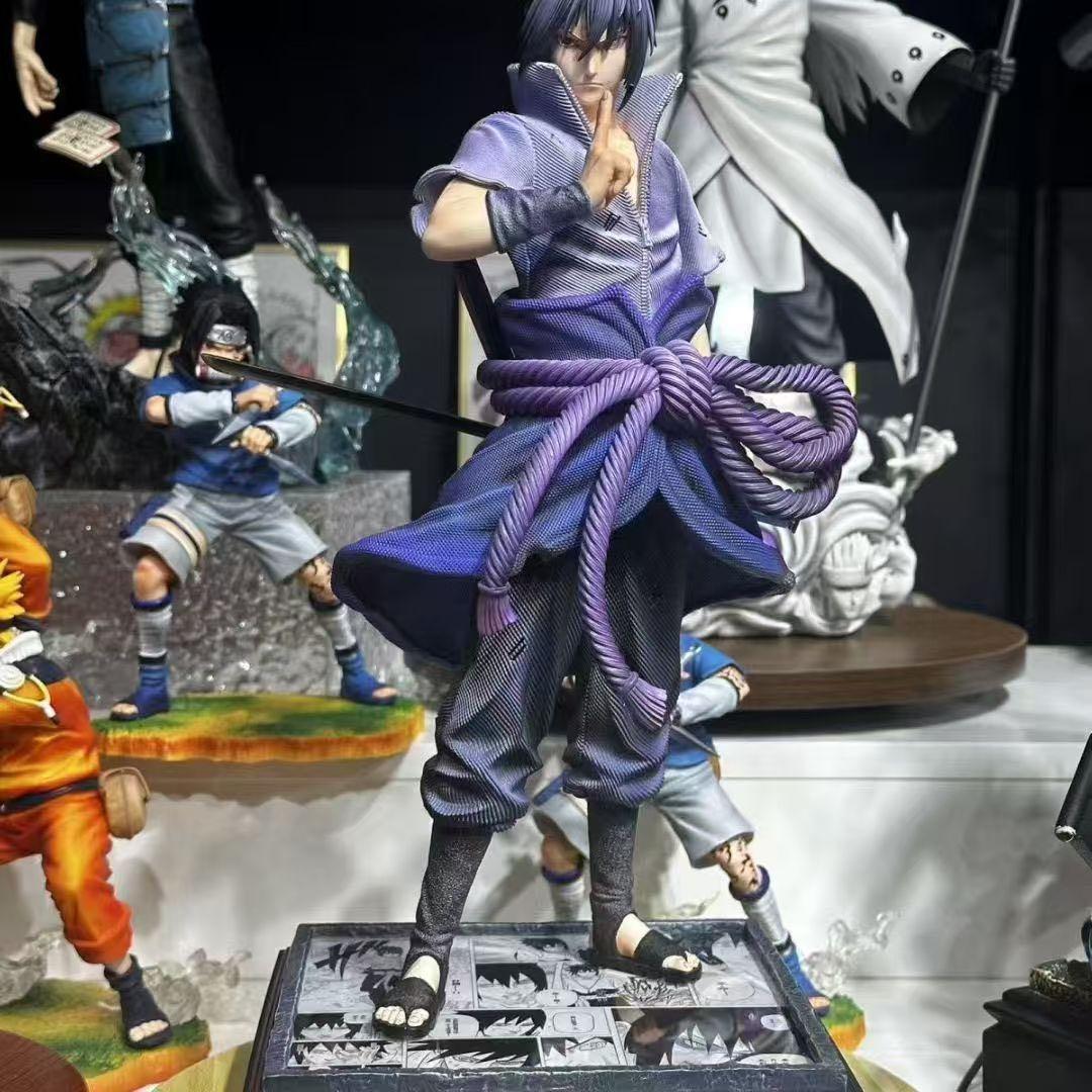 美品NARUTO ナルト 疾風伝 うちはサスケ ガレージキット フィギュア