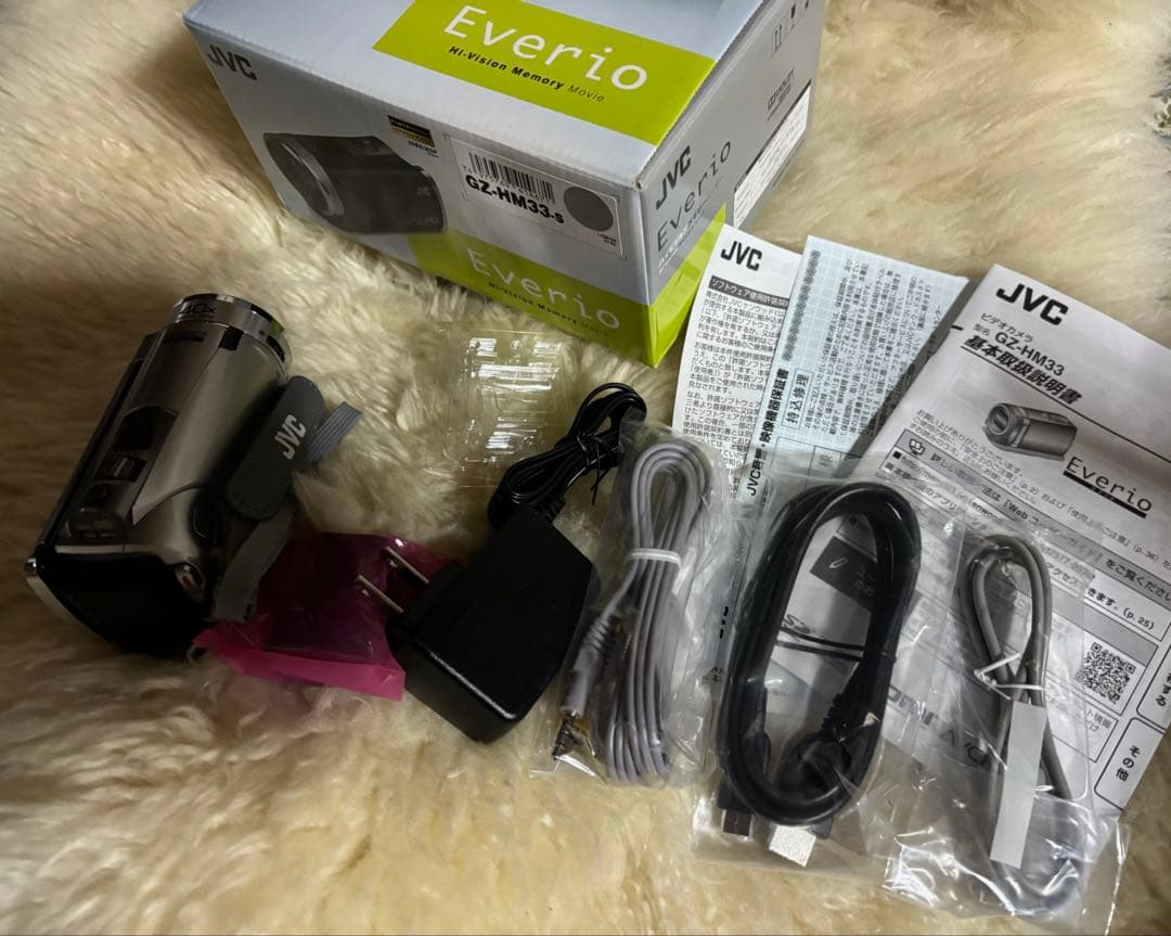 ★JVC　Everio　ハイビジョン デジタルビデオカメラ】★保管美品★