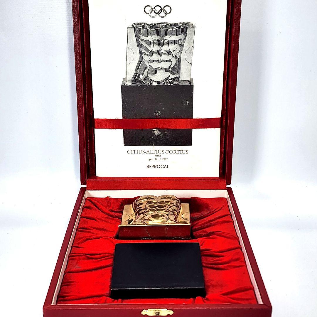 ベロカル オブジェ「より速く、高く、強く」 オリンピック ブロンズ製 限定品