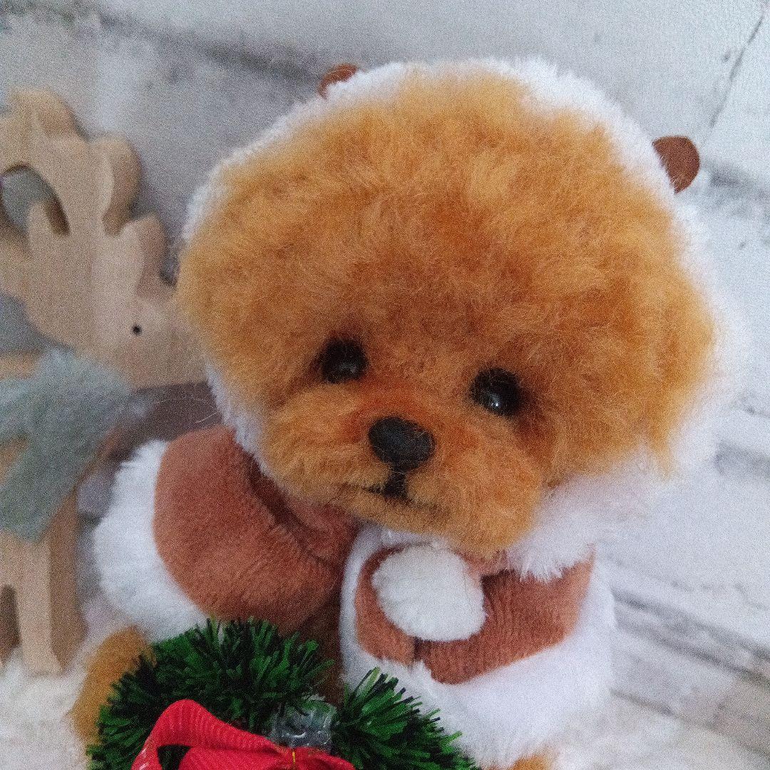 羊毛フェルト　トイプードル　もも　３点おまとめ