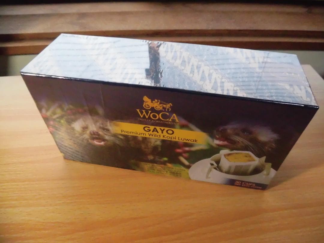 WoCA Gayo Premium Wild Kopi Luwak 30カップ