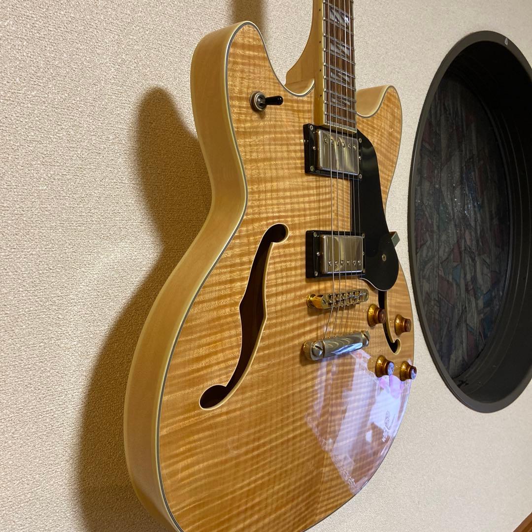 Washburn HB-35 NK セミアコ エレキギター フレイムメープル