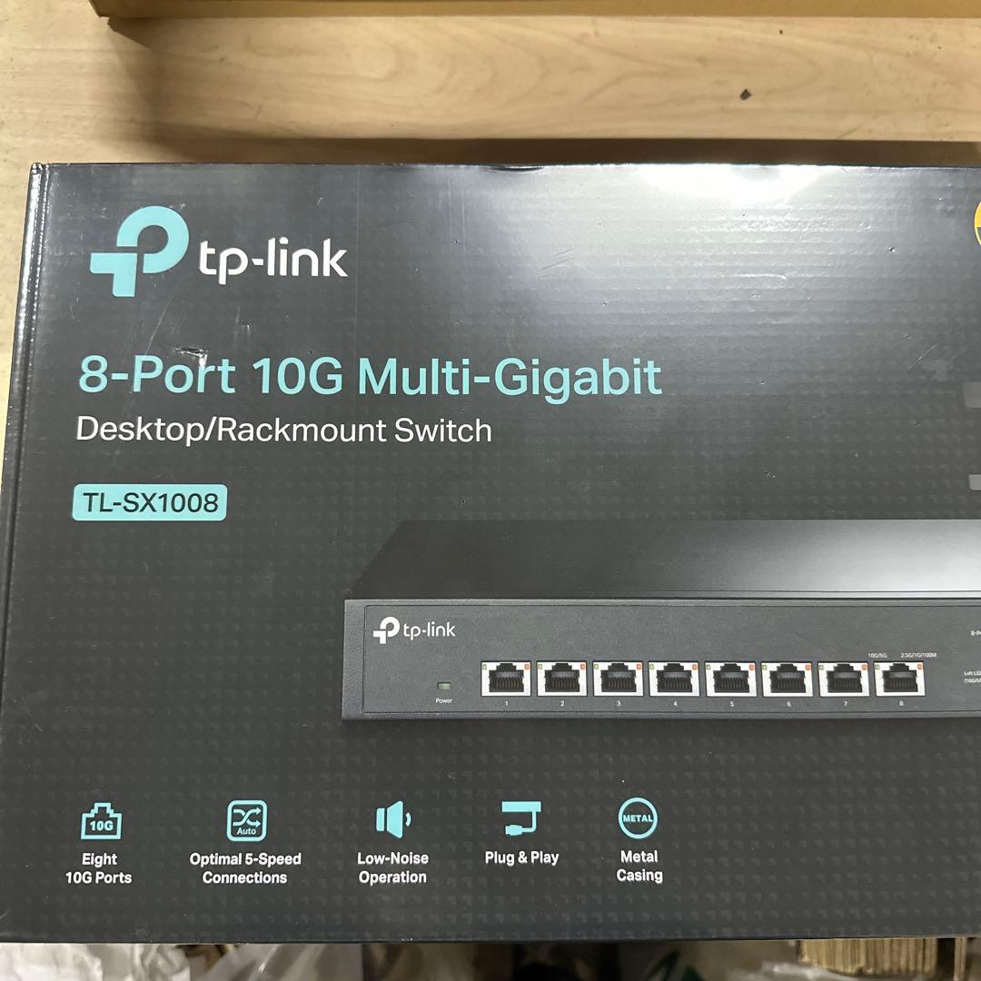TP-Link TL-SX1008 8ポート 10G対応 スイッチングハブ　最新