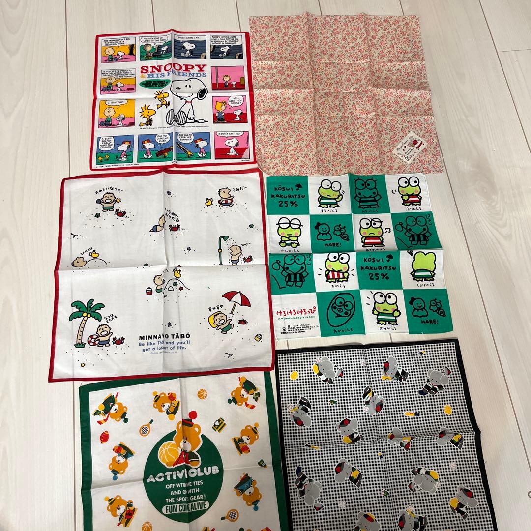 サンリョウ　レトロ　 ハンカチ セット 1980年代