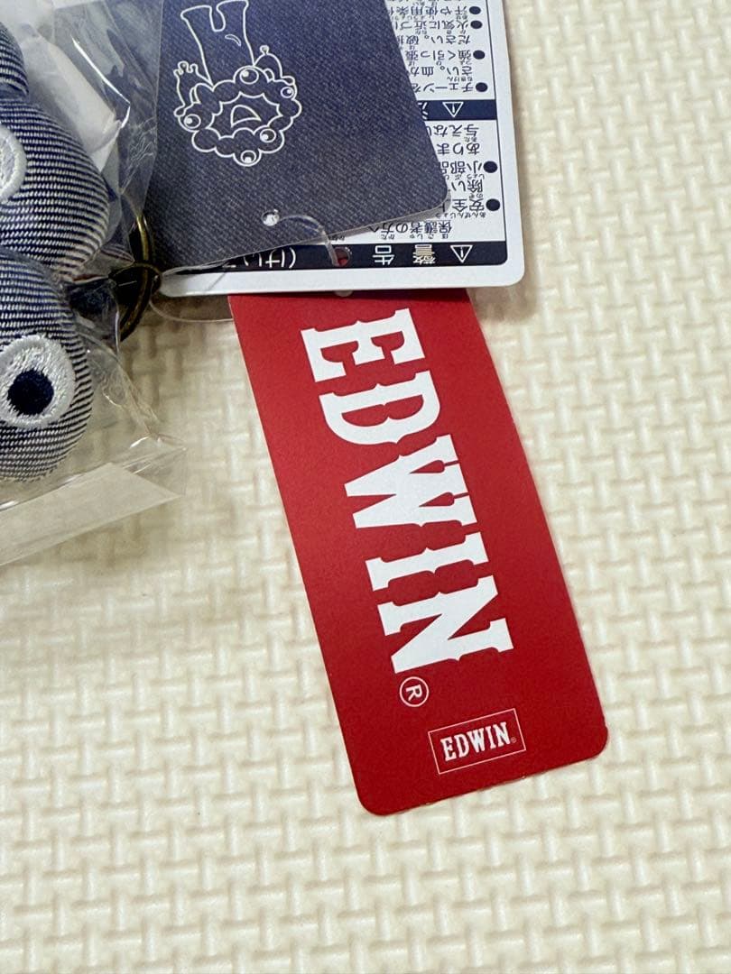 EXPO 2025 黒 ミャクミャク フェイス EDWIN キーホルダー