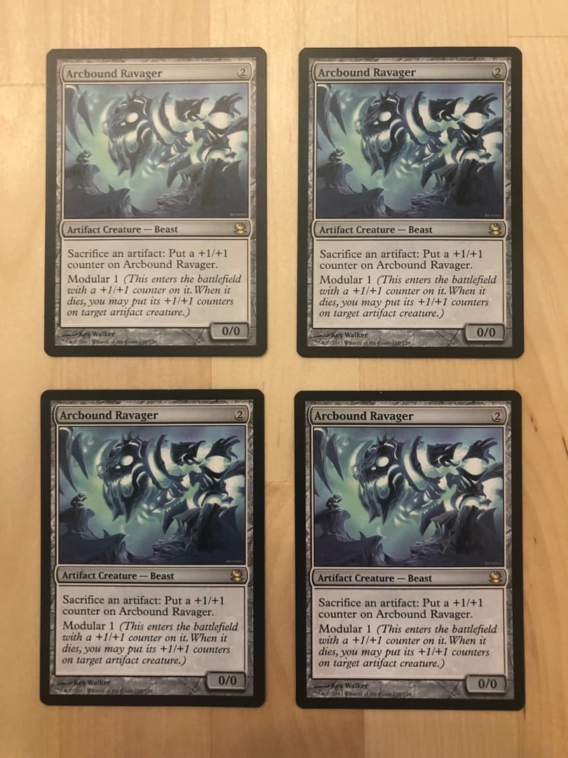 電結の荒廃者/Arcbound Ravager　英語版4枚セット