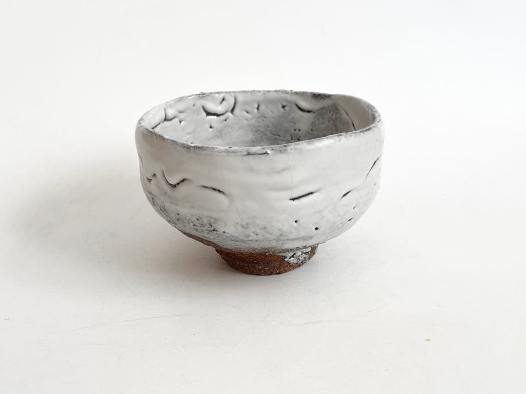 陶芸家　作家物　高見世清光　萩茶碗　萩茶盌　茶碗　抹茶碗　共箱