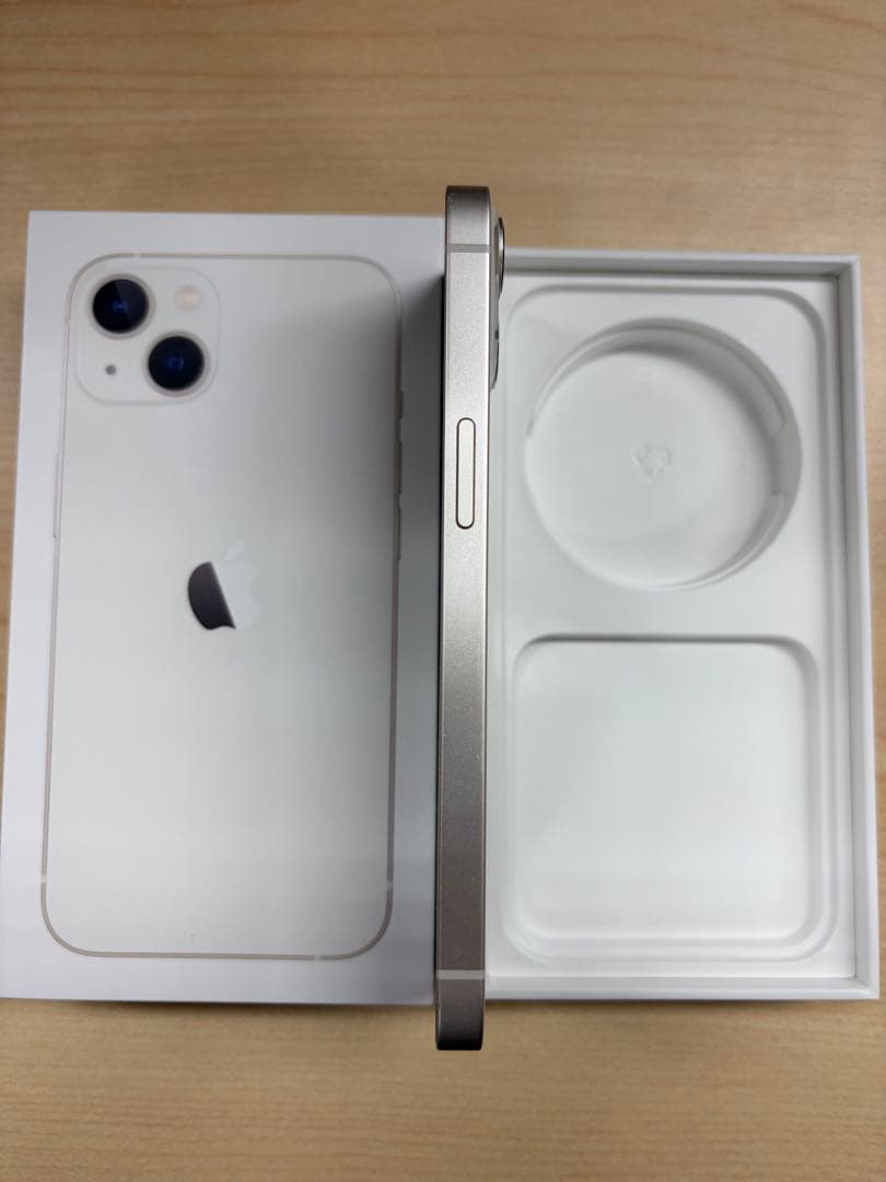 【美品】iPhone13 128GB スターライト(ホワイト)