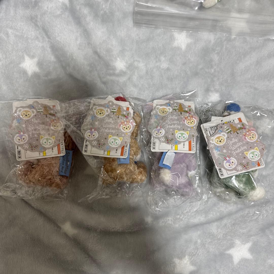ダッフィーフレンズ　ウィンターホリデー　ぬいぐるみストラップ