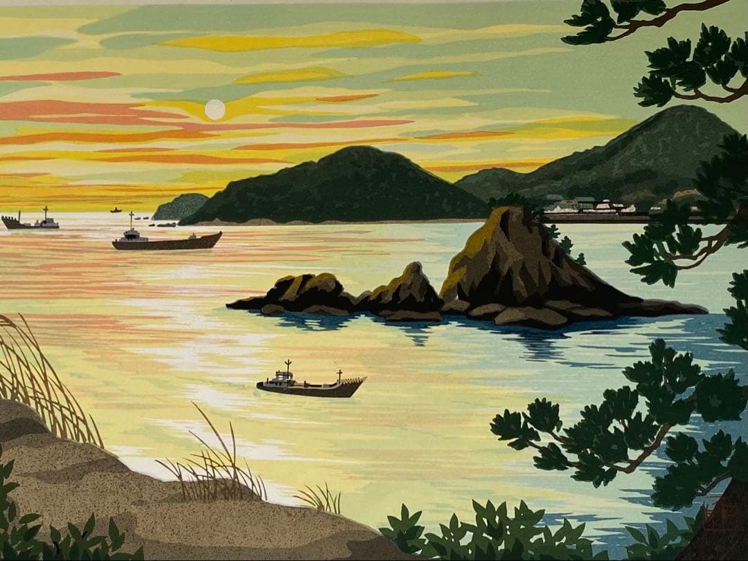 井堂雅夫氏版画作品