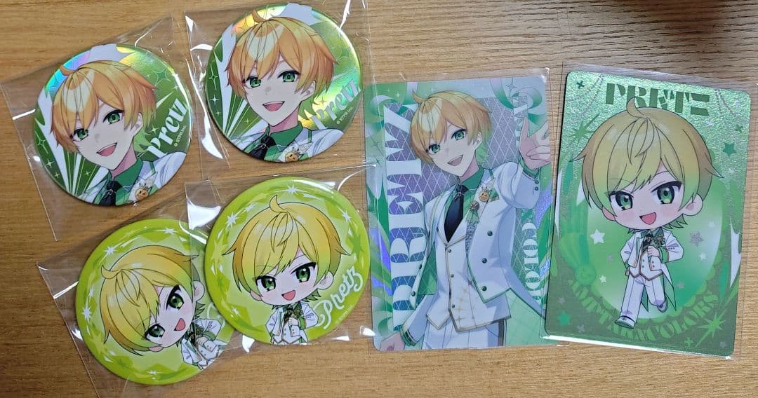 AMPTAK×COLORS 缶バッジ ぷりっつ　3rd Anniversary