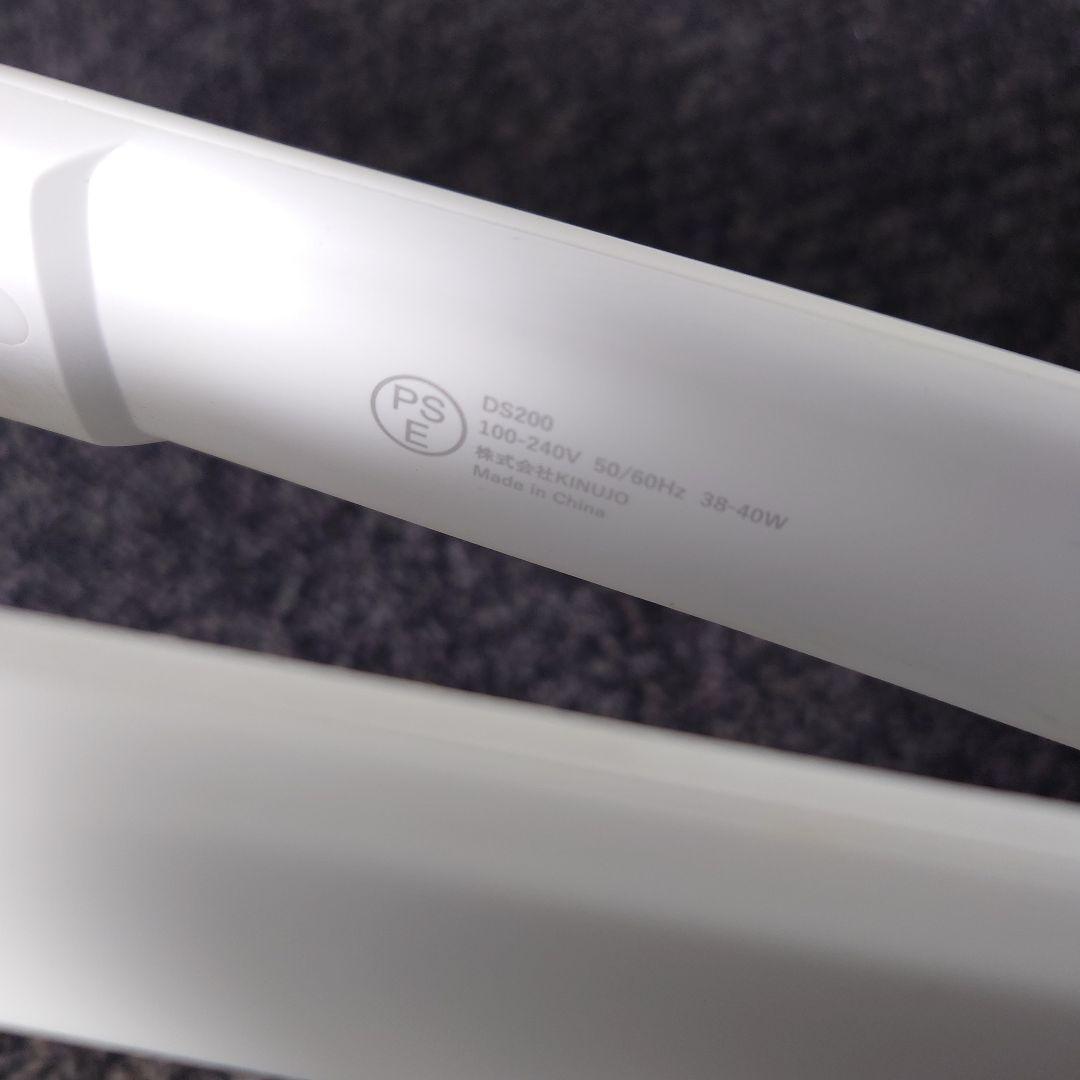 KINUJO DS200ストレートヘアアイロン ホワイト