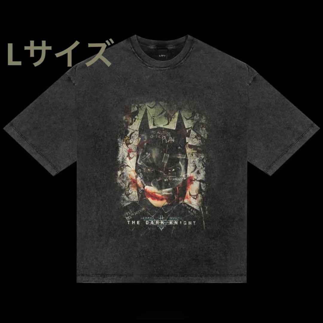 s*u様 最安値　LYFT × BATMANコラボ ダークナイト Tシャツ　Lサ