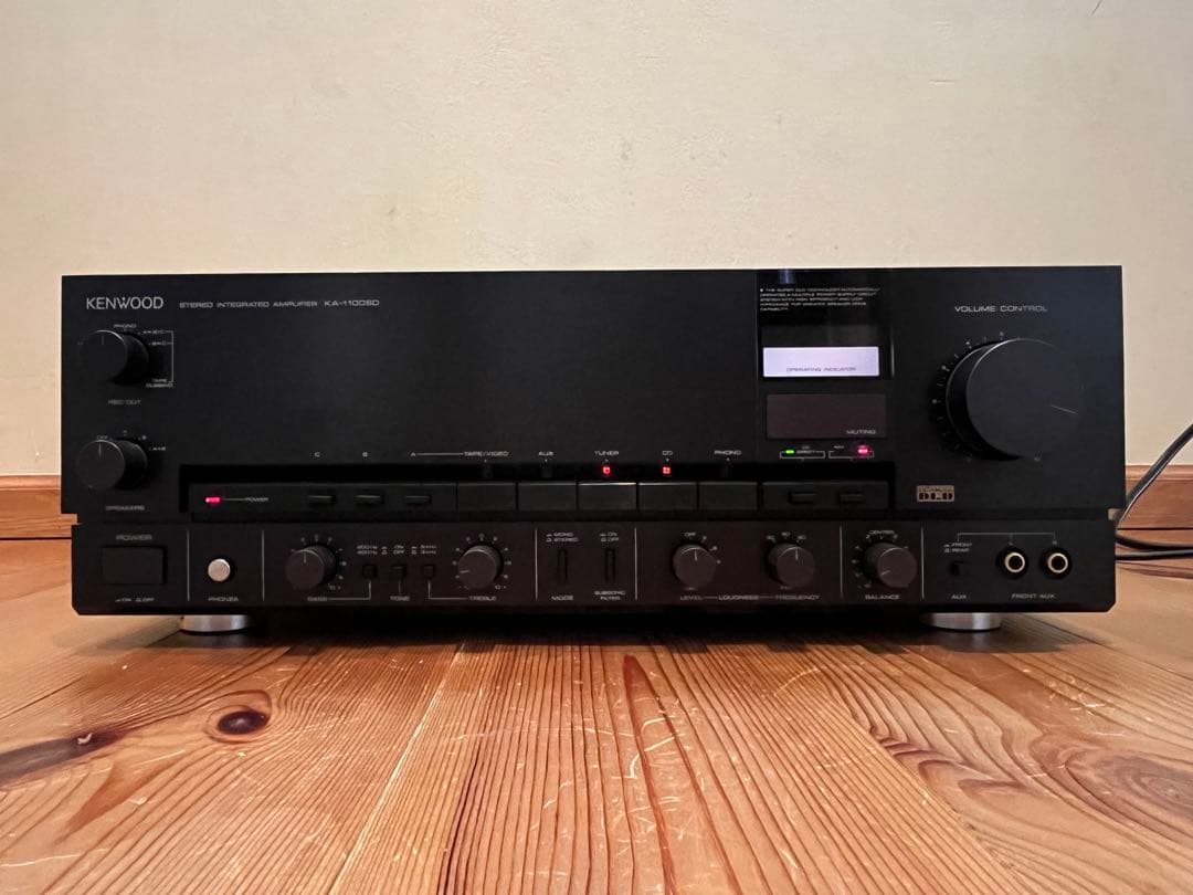 【マツダマン】KENWOOD プリメインアンプ　KA-1100SD 通電確