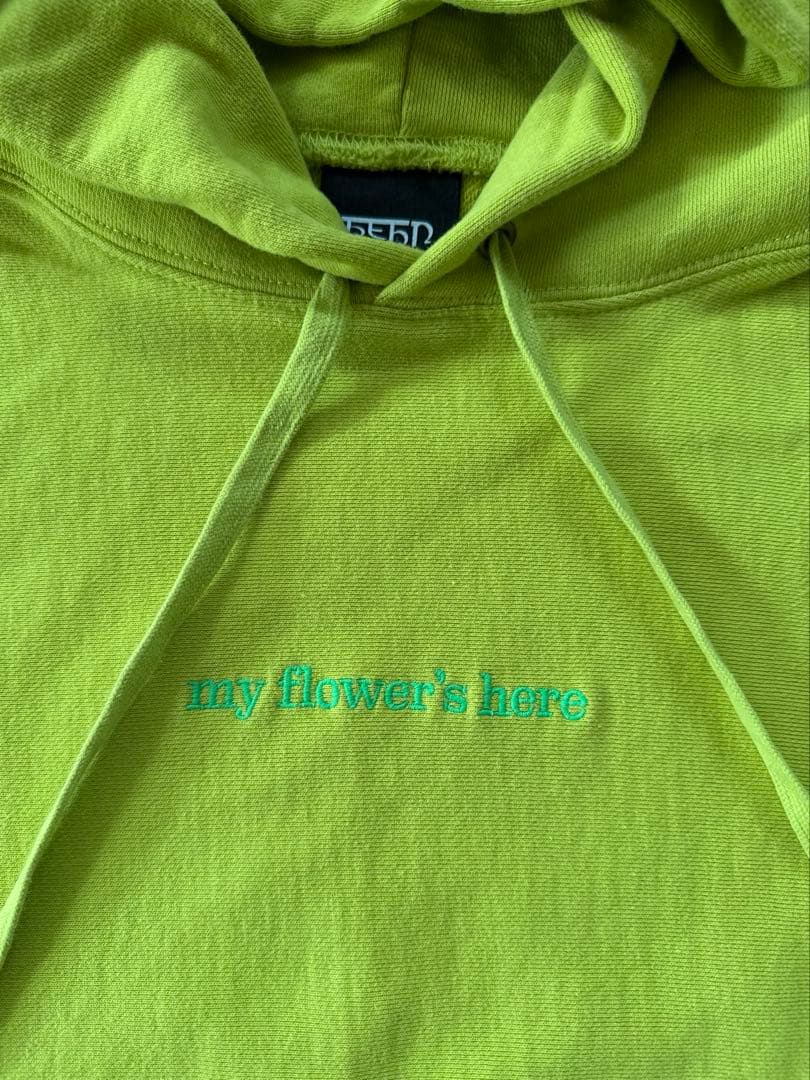 藤井風　my flower's here フーディーSサイズ フレッシュグリーン