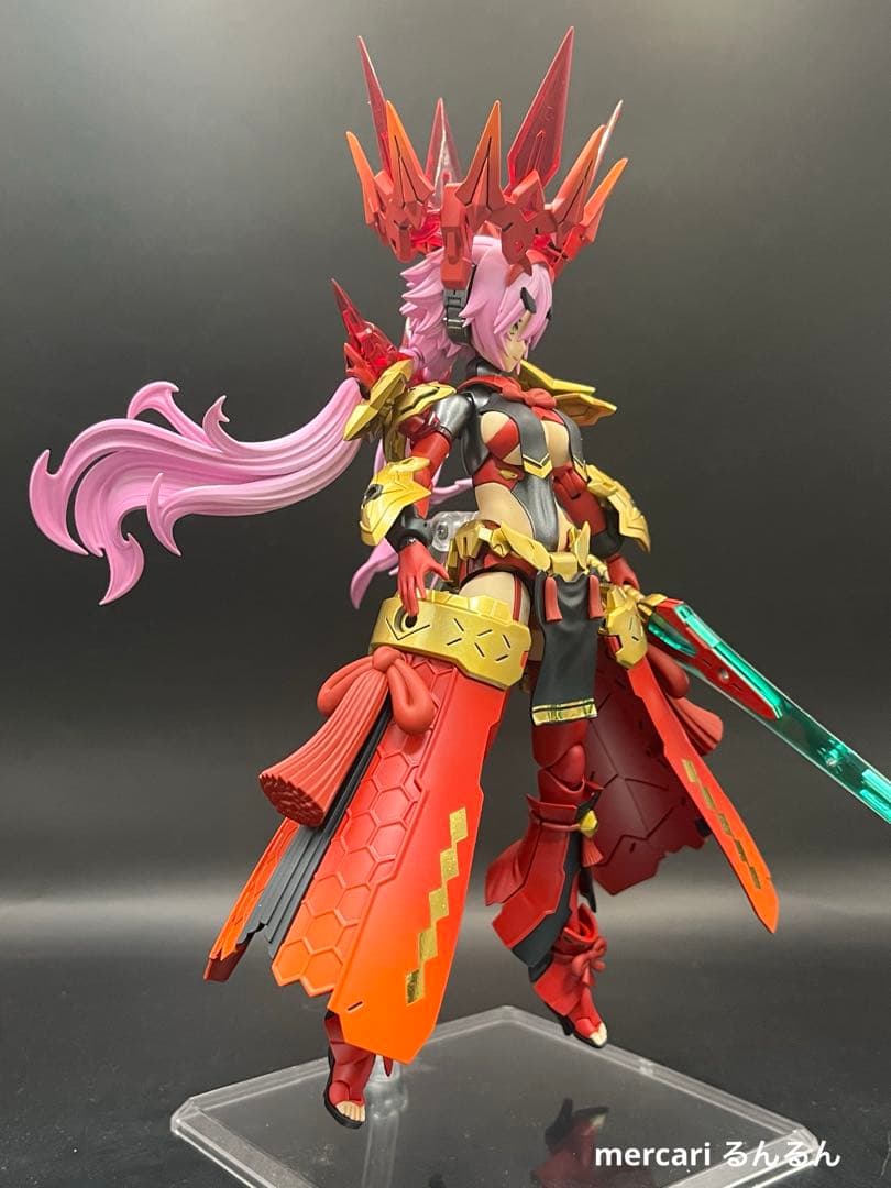 メガミデバイス　皇巫 スサノヲ レガリア 塗装完成品 紅蓮カラーver