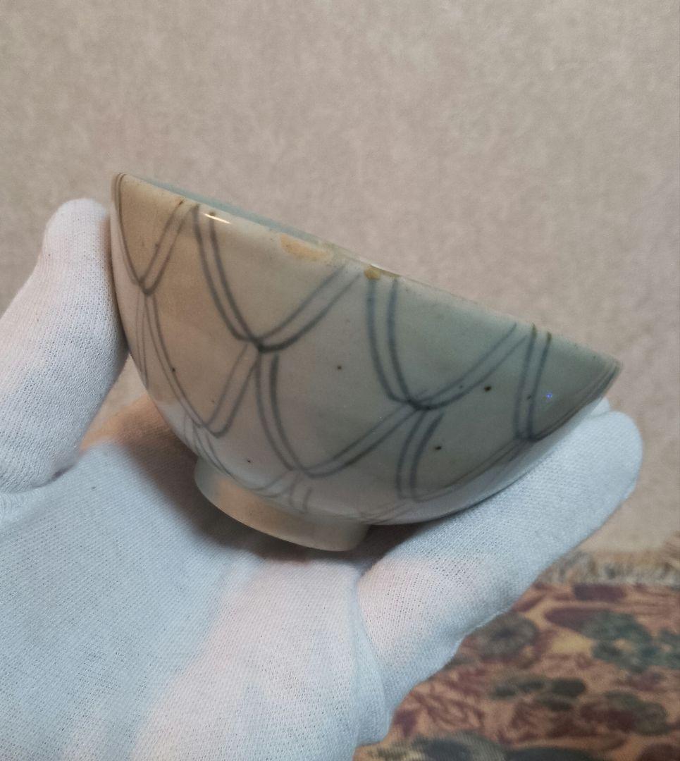 古伊万里 染付 網手 くらわんか碗 波佐見焼 江戸中期