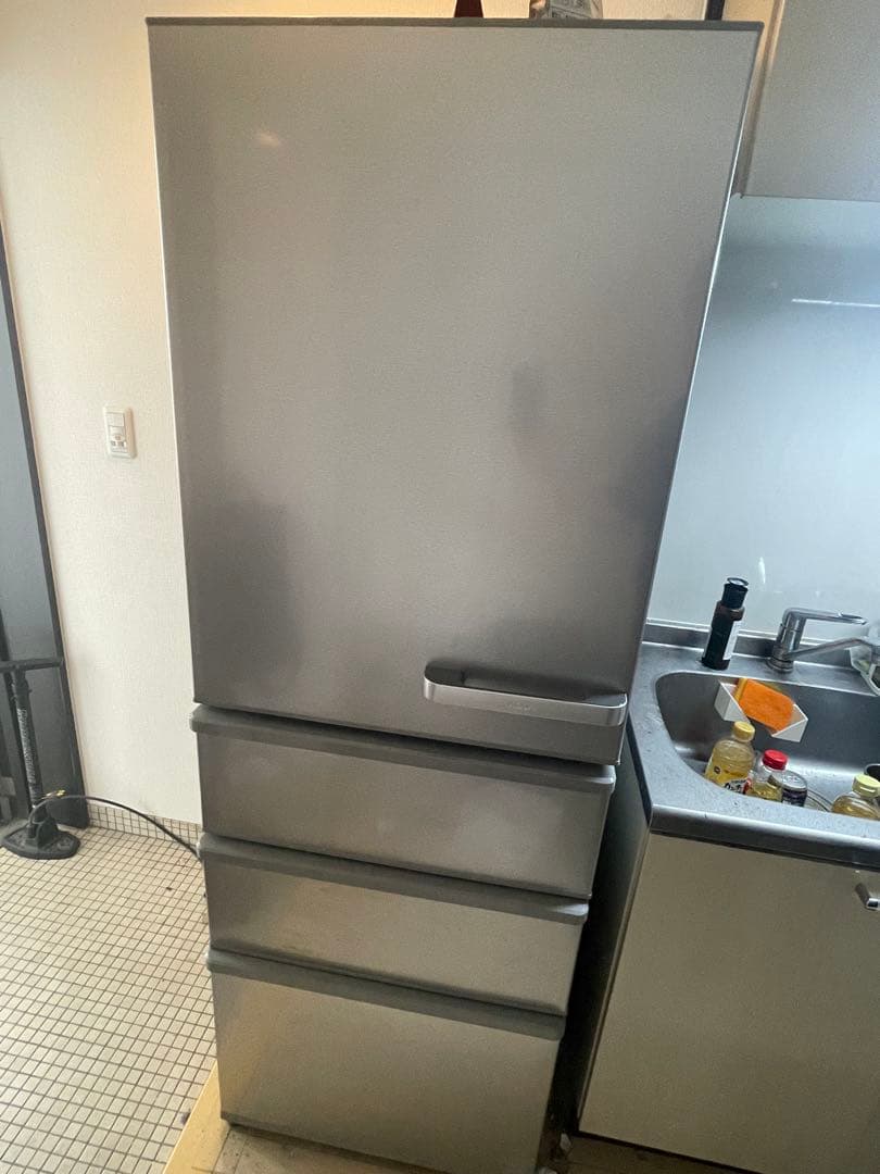 AQUA ノンフロン冷凍冷蔵庫 AQR-36KL(S) 2021年製　355ℓ