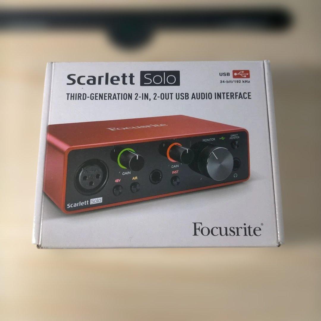 FOCUSRITE フォーカスライト Scarlett Solo gen. 3