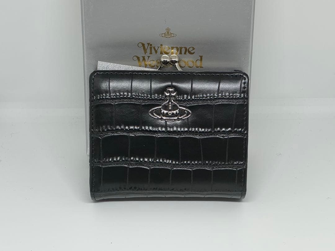 【新品未使用】Vivienne Westwood 二つ折り財布 ブラック