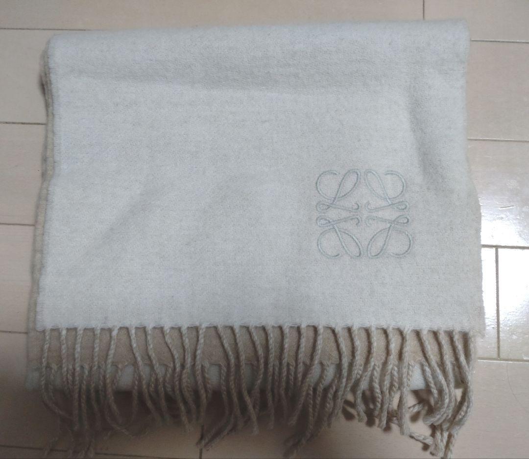 LOEWE ロエベ　バイカラー スカーフマフラー