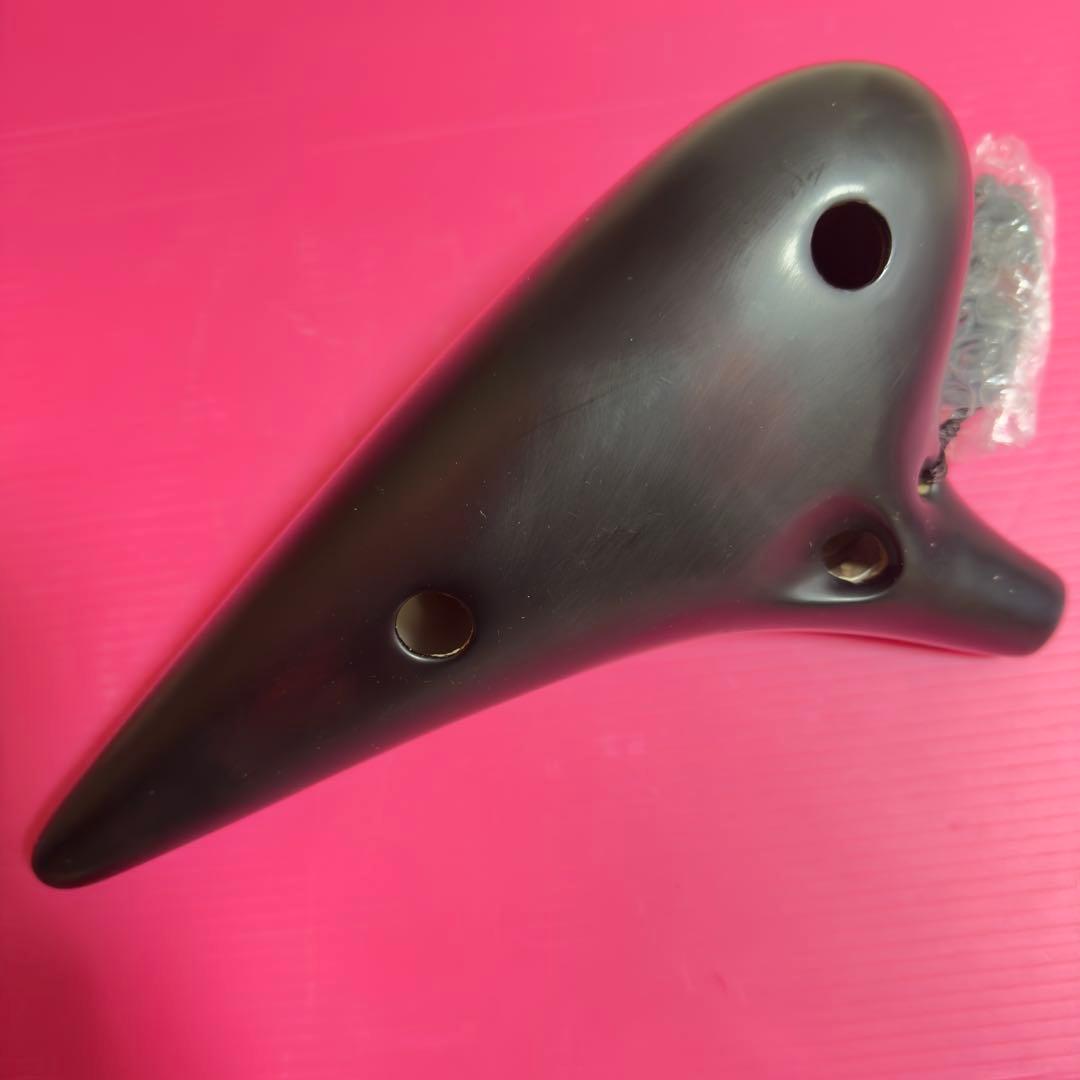 オカリナ　アルトF管　漆仕上げ　フォーカリンク