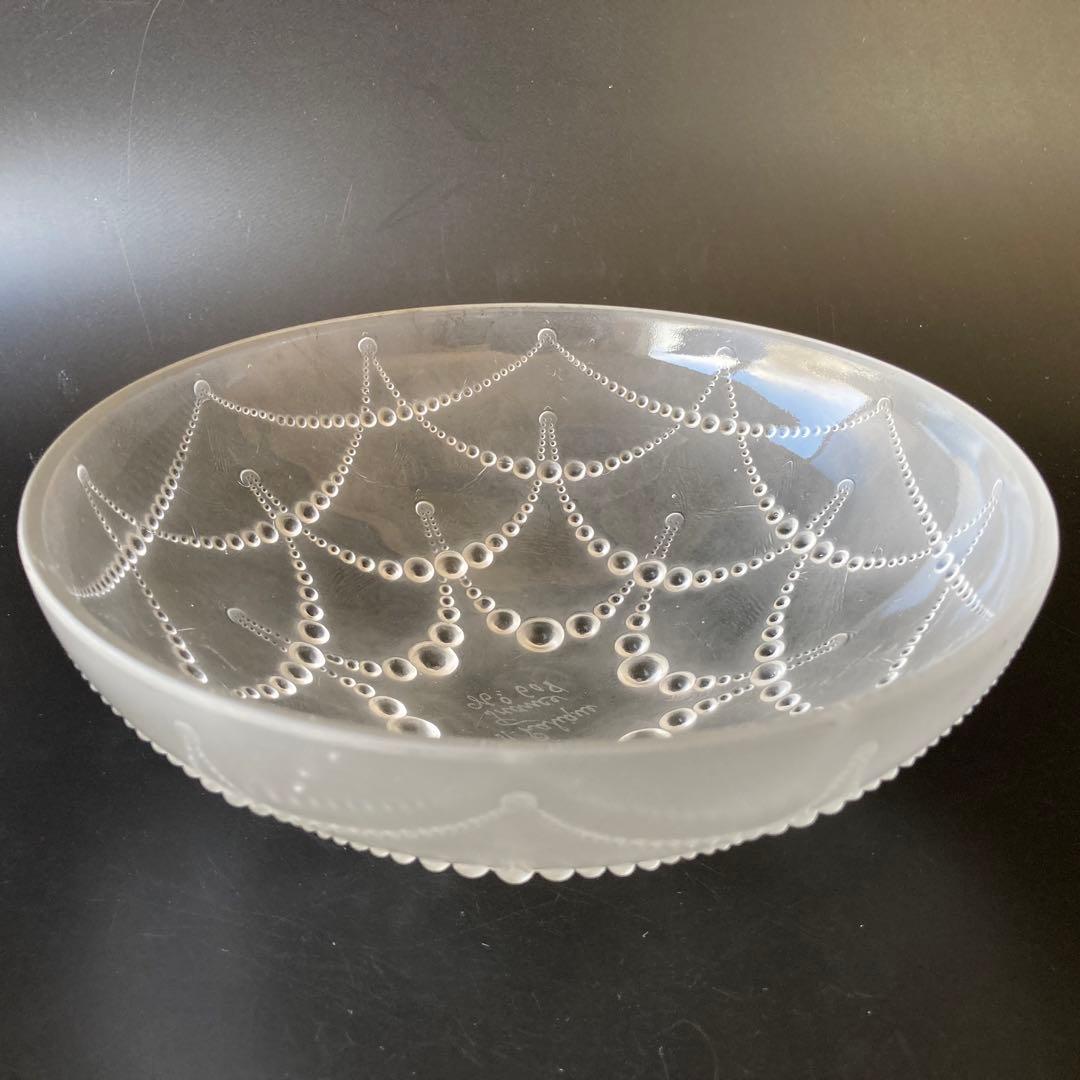ルネ・ラリック　真珠文硝子鉢　Perles　パール　 ボウル　1925年