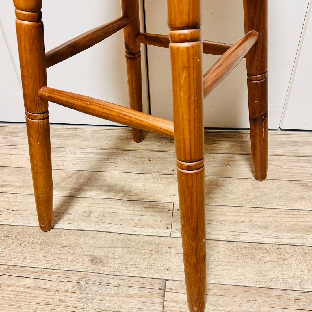 【英国製】アンティーク ハイスツール