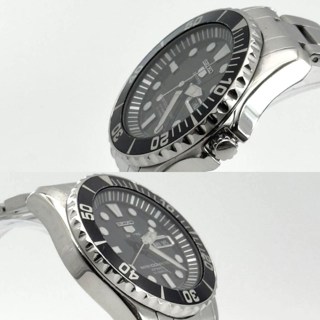 SEIKO 5スポーツ ダイバーズ スケルトン　日本製　7S36-03C0