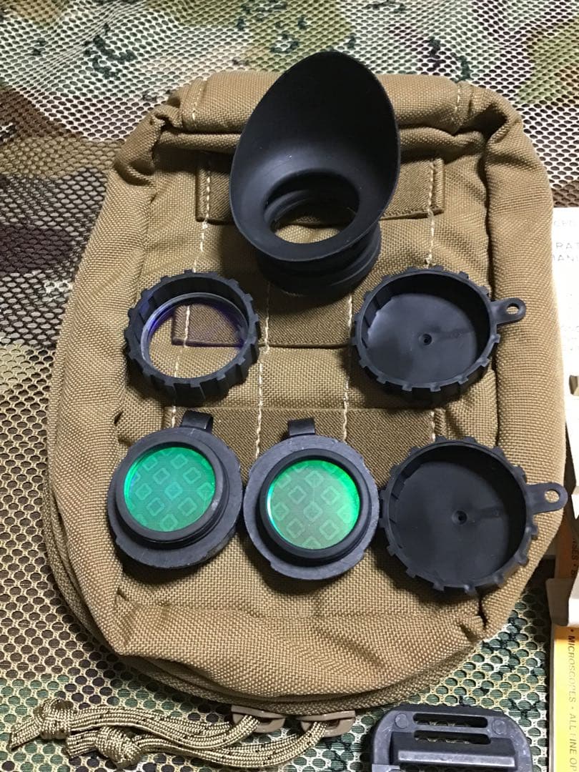 米軍放出品実物　ナイトビジョン.マウント.レンズセット中古品1