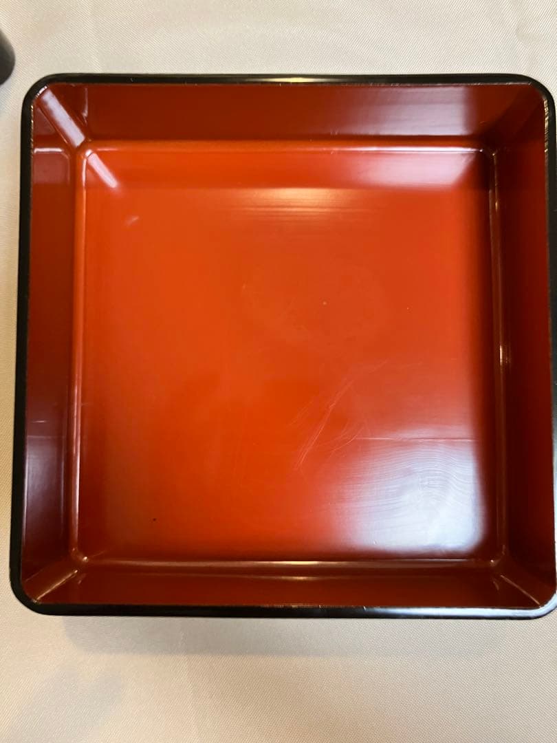 お重箱　三段　漆器　70年以上前の物　　伝統工芸