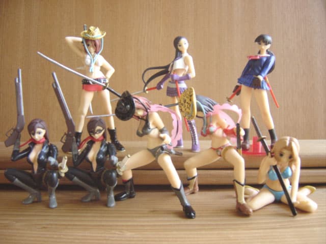 ♯Czl22Hhお姉チャンバラフィギュアコレシークレット入全8種