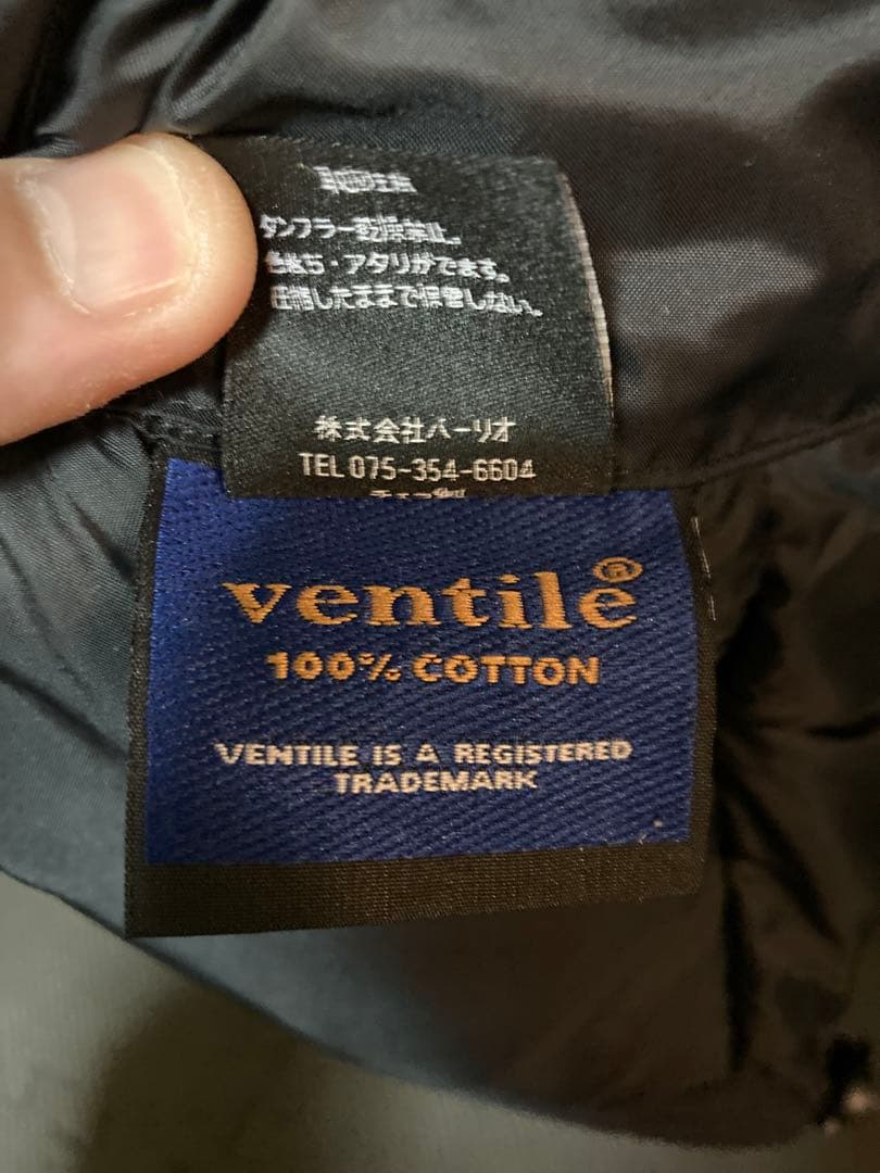 tilak ベンタイル フードベスト オリーブM ティラック ventile