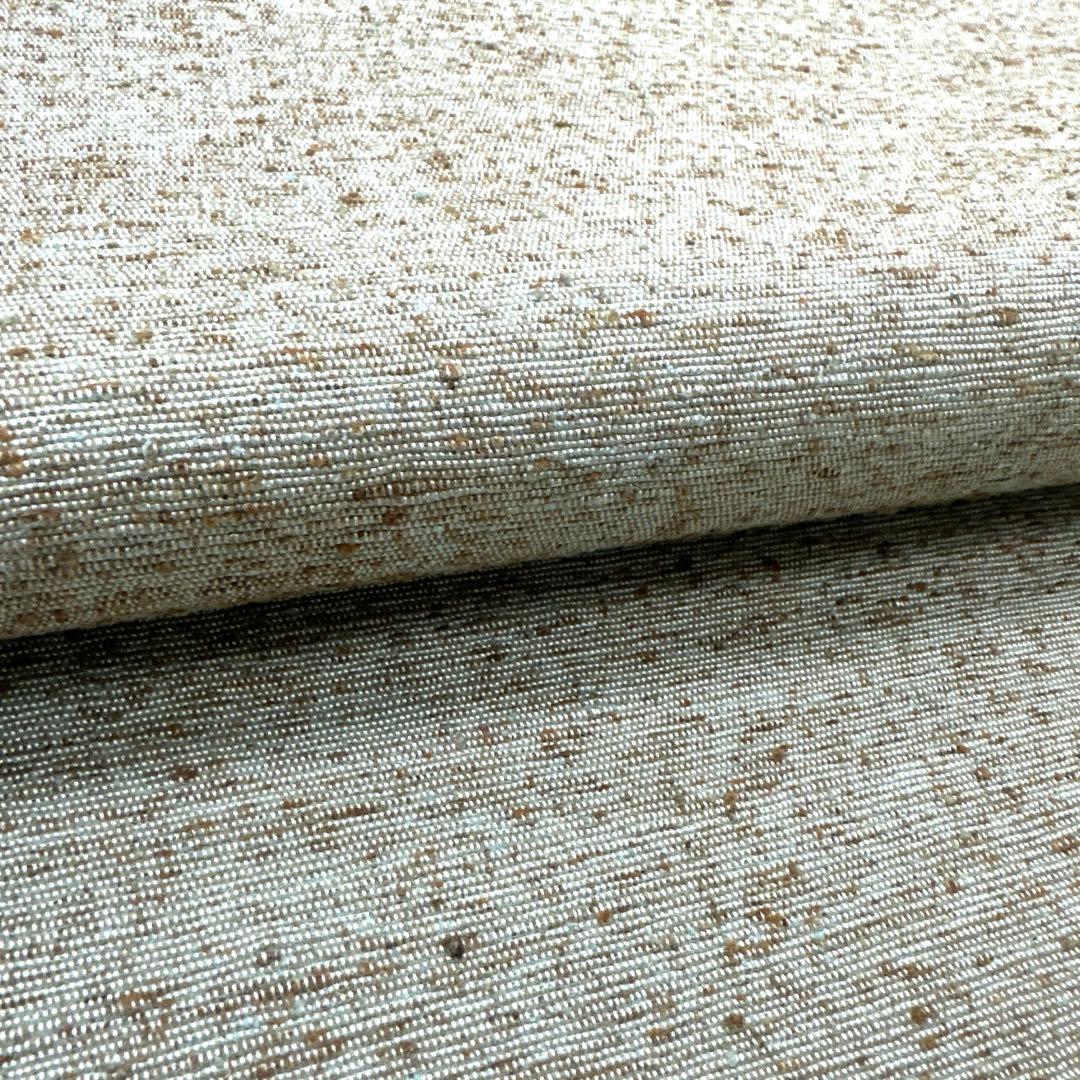 帯4578 ●高級 正絹 ぜんまい紬 名古屋帯