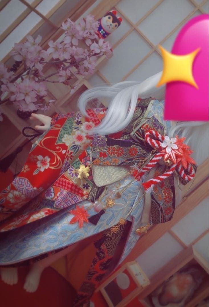 ディーラー様製 MSD MDD用 着物 アクセサリー付き