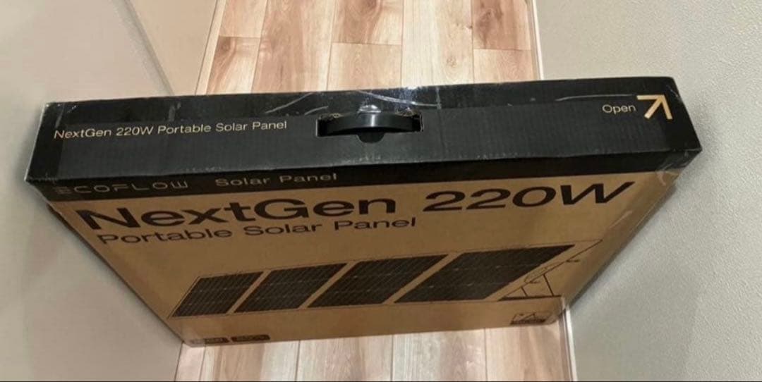 新品未使用未開封品　EcoFlow 220W Gen2 ソーラーパネル