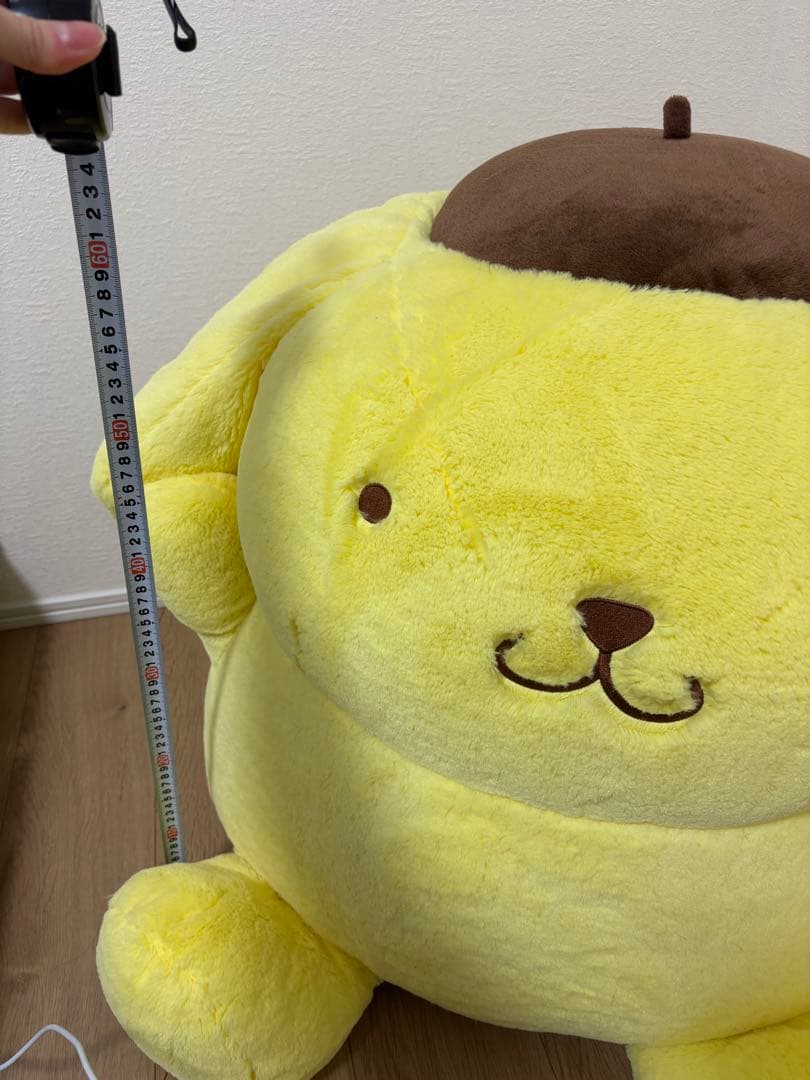 ポムポムプリン　ビッグ　ぬいぐるみ　サンリオ公式　限定