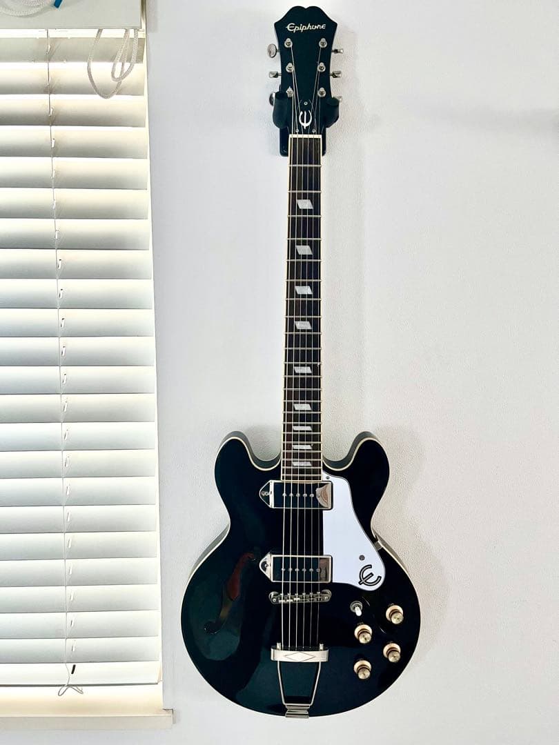 美品　Epiphone casino coupe ブラック エレキギター